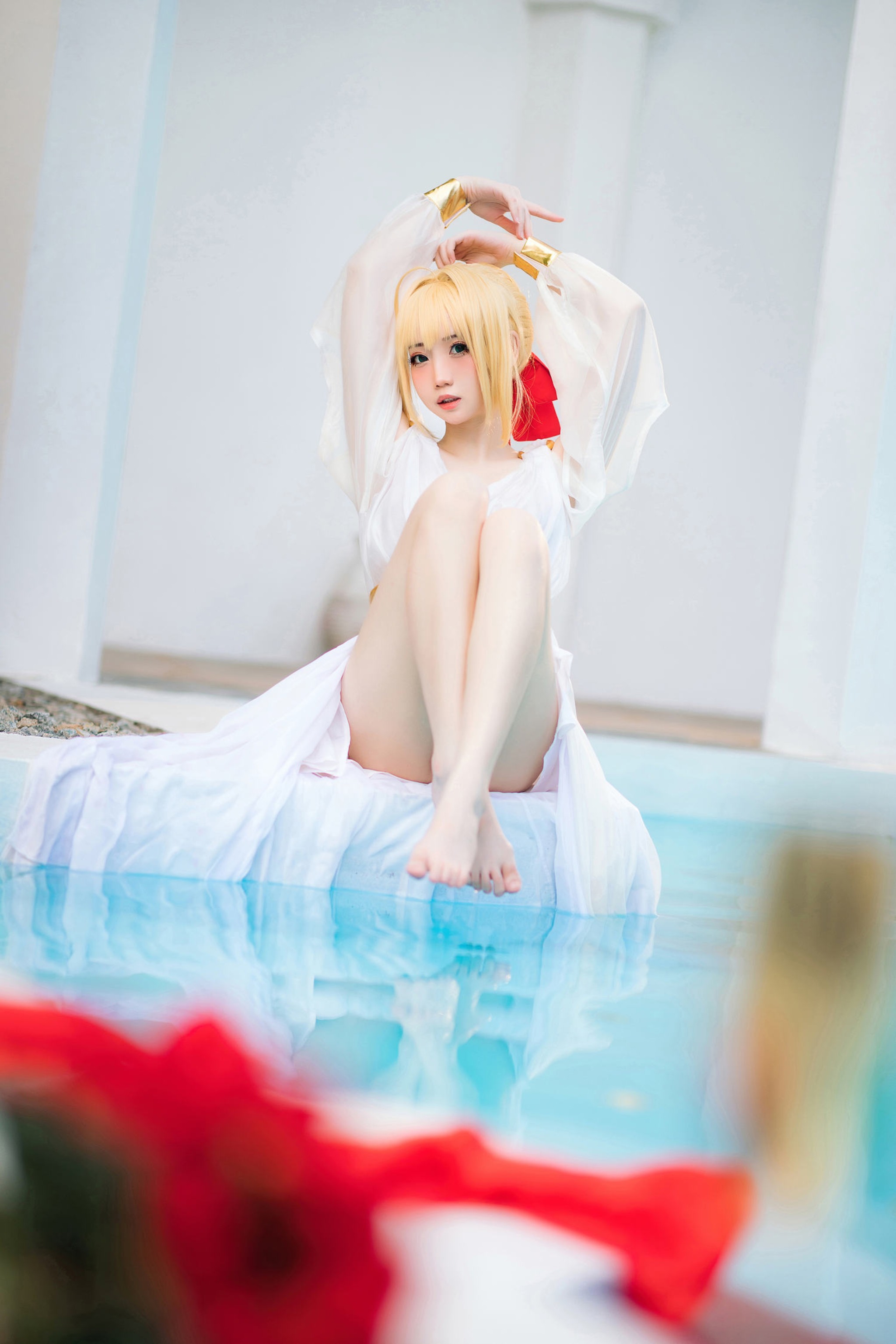 图片[1]-焖焖碳 – NO.047 FGO 尼禄睡裙 [27P]-XikXak